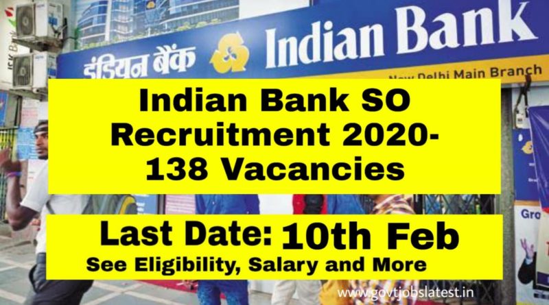 Indian Bank Jobs Archives Latest Govt Jobs