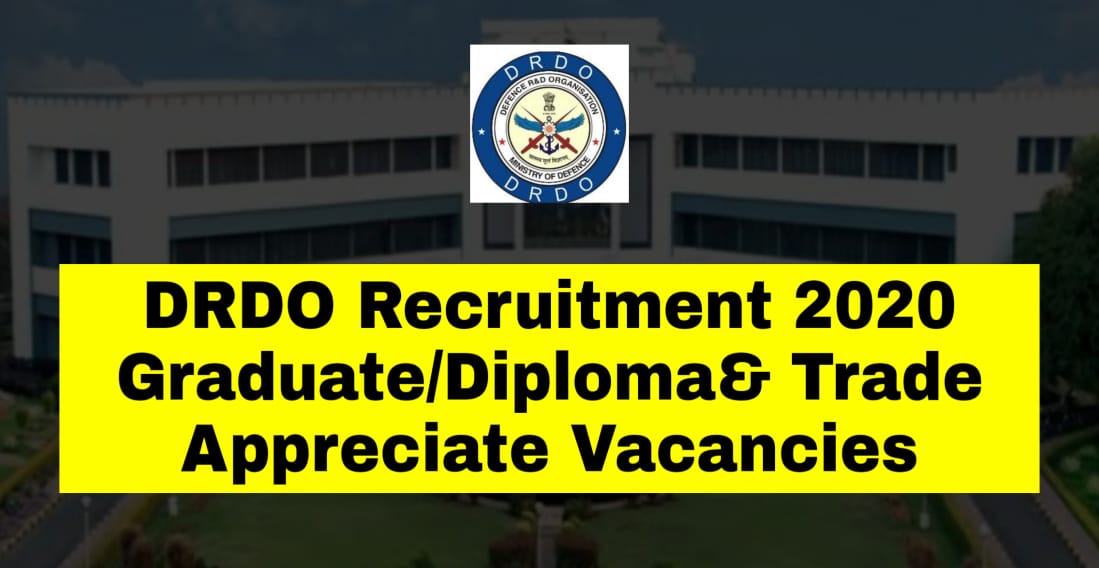 drdo recruitment 2020