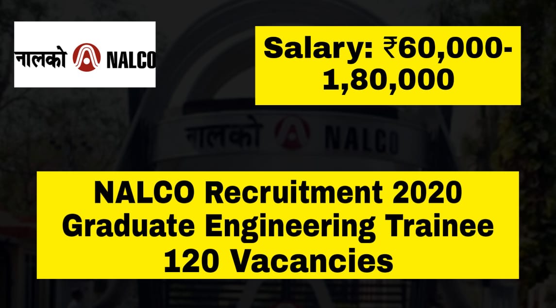 nalco recruitment 2020