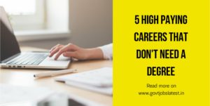 5 high paying careers that don’t need a degree