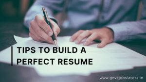 How to build the perfect resume