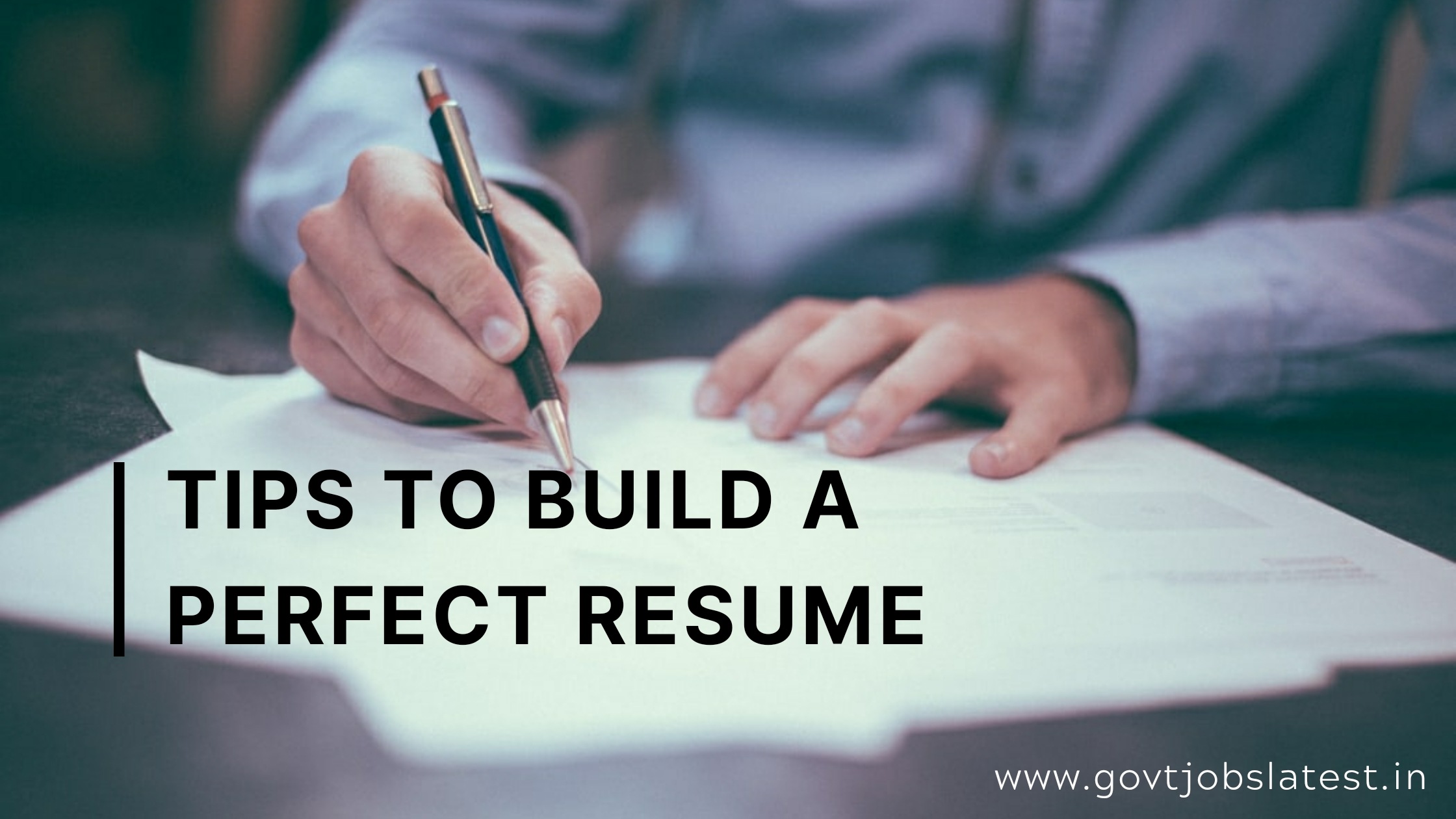 How to build the perfect resume