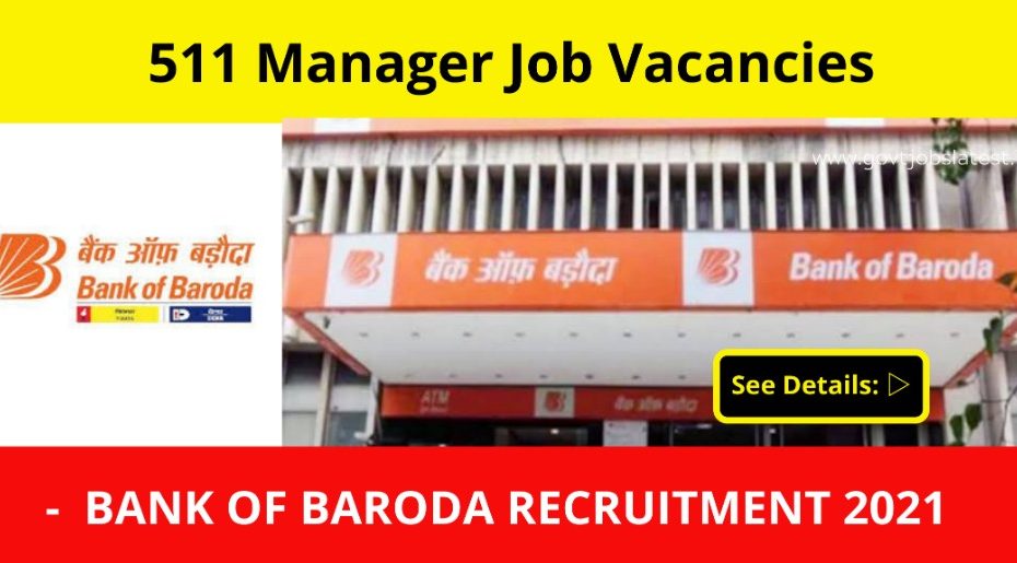 Bank of baroda manager posts 2021