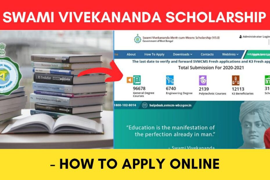 SVMCM (Bikash Bhawan) Scholarship Online Application 2022