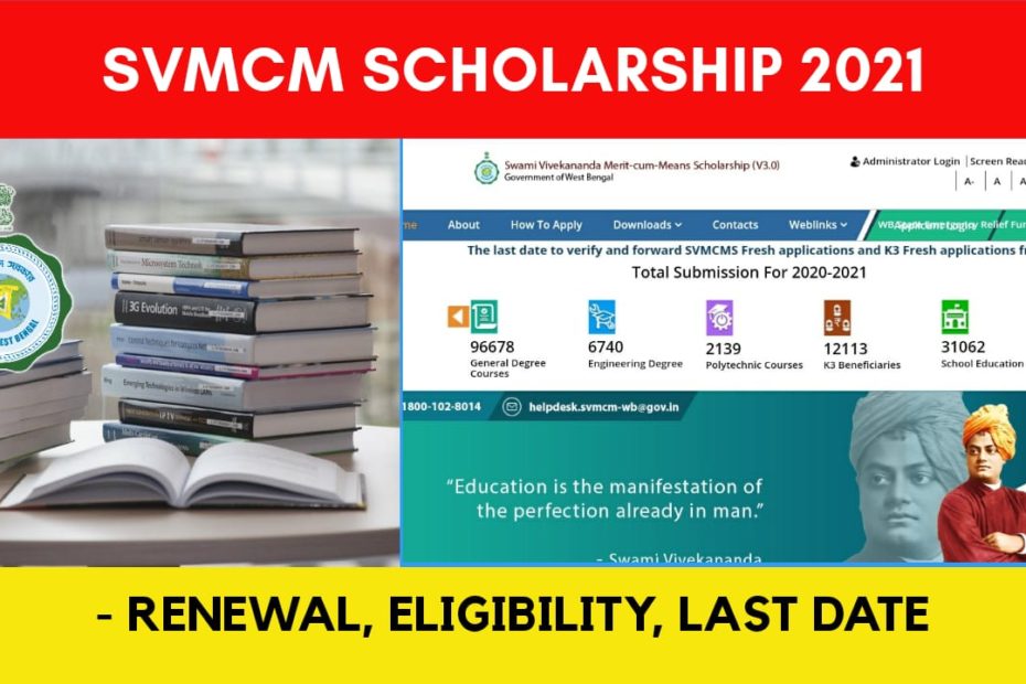 Swami Vivekananda (Bikash Bhavan) Scholarship 2023-24