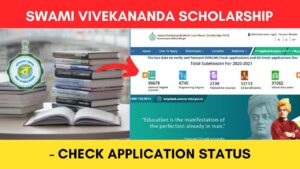 Swami Vivekananda (SVMCM) Scholarship Status Check 2023