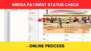 NREGA Payment Status Check Online Process 2023